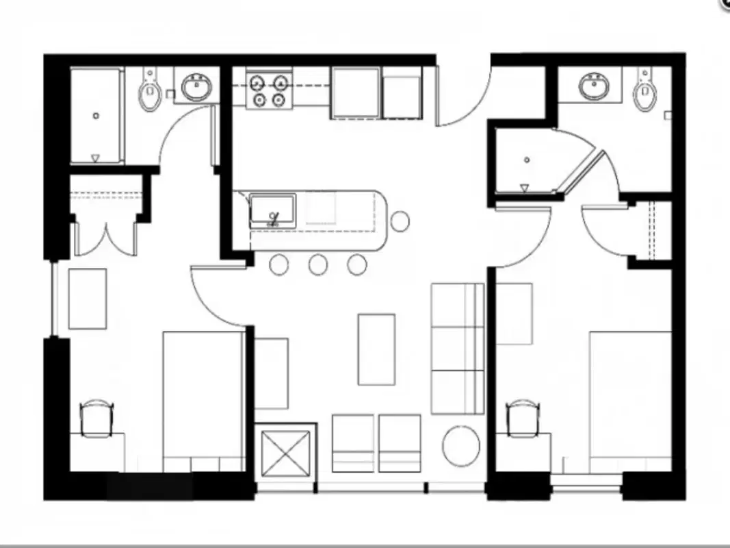 Z West, Ann Arbor – 2 Bed 2 Bath | B2