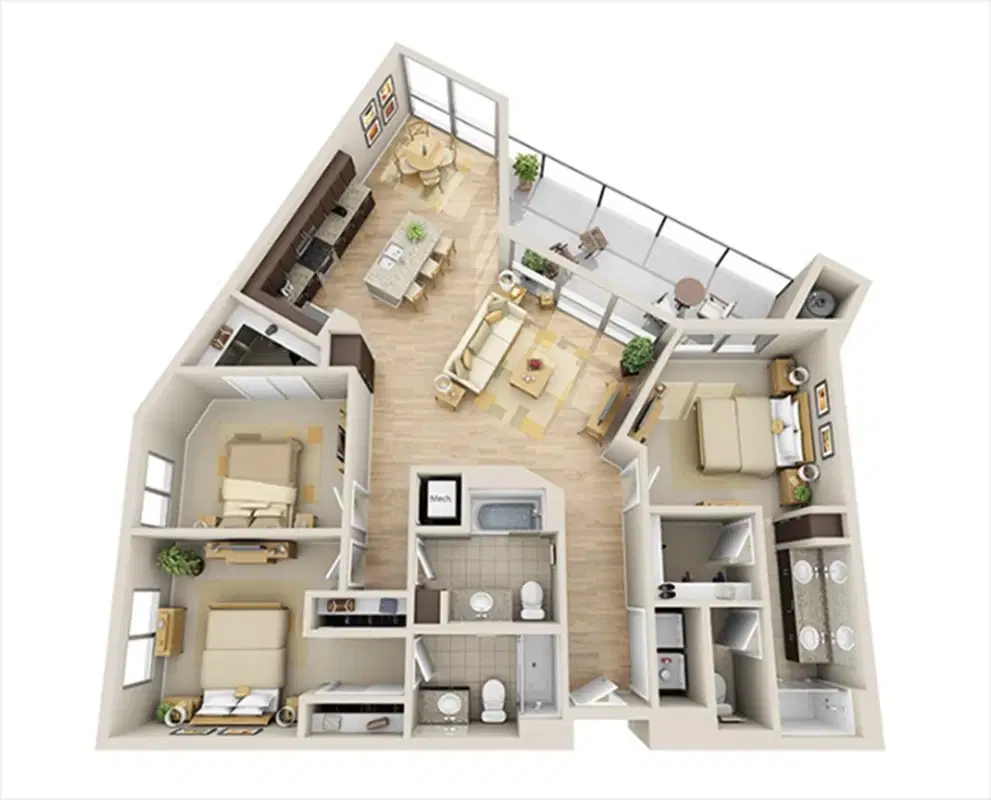 Skywater, Tempe – 3 Bed 3 Bath