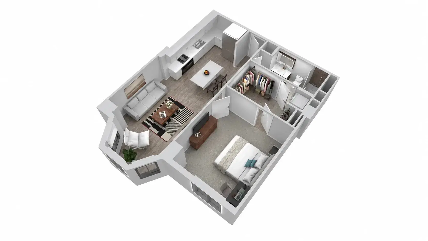 Haven on K, Washington – 1 Bed 1 Bath | A12