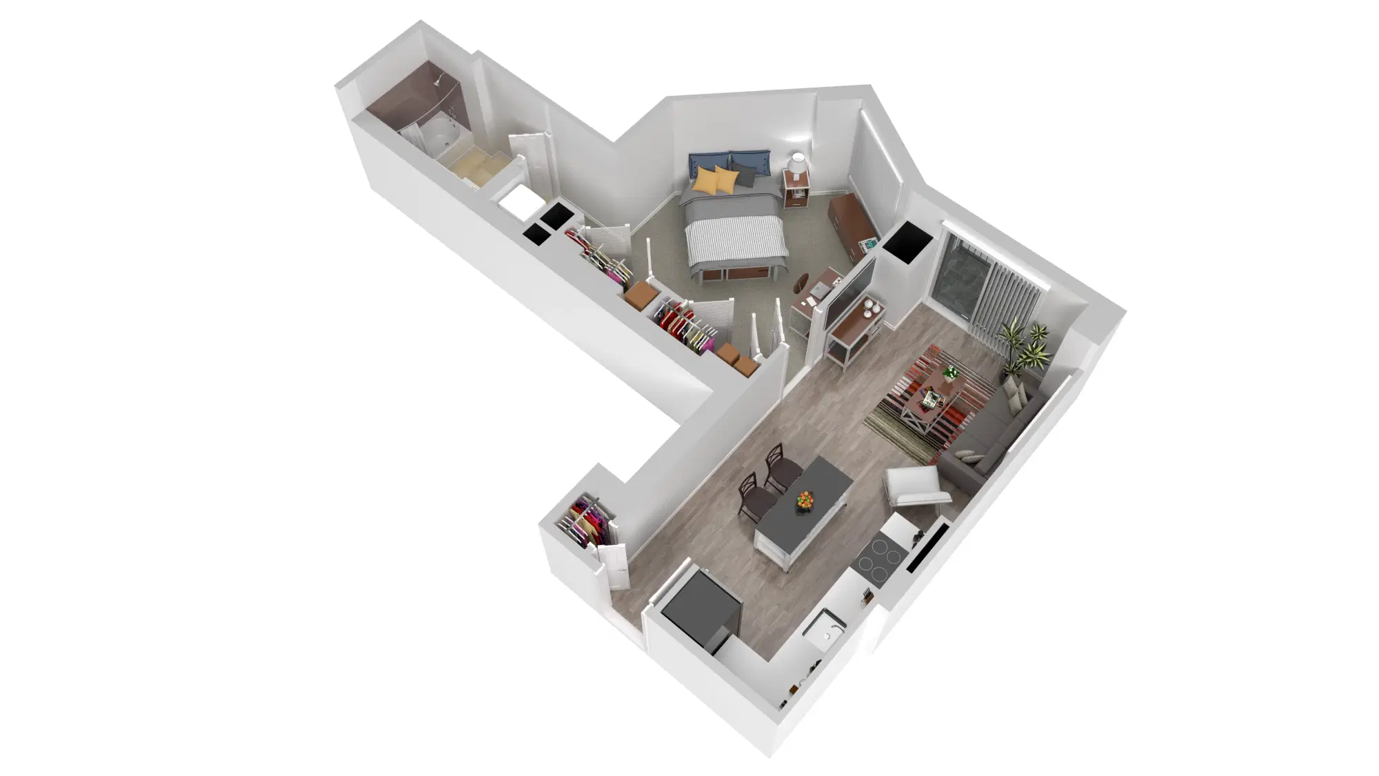 Haven on K, Washington – 1 Bed 1 Bath | A6