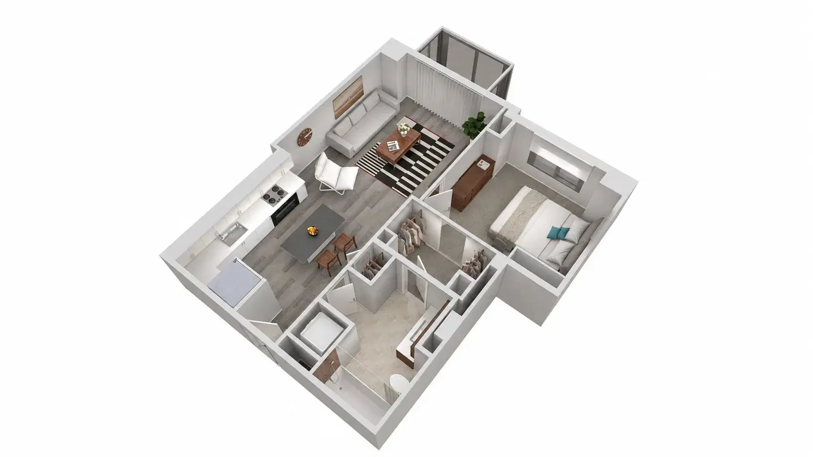 Haven on K, Washington – 1 Bed 1 Bath | A2