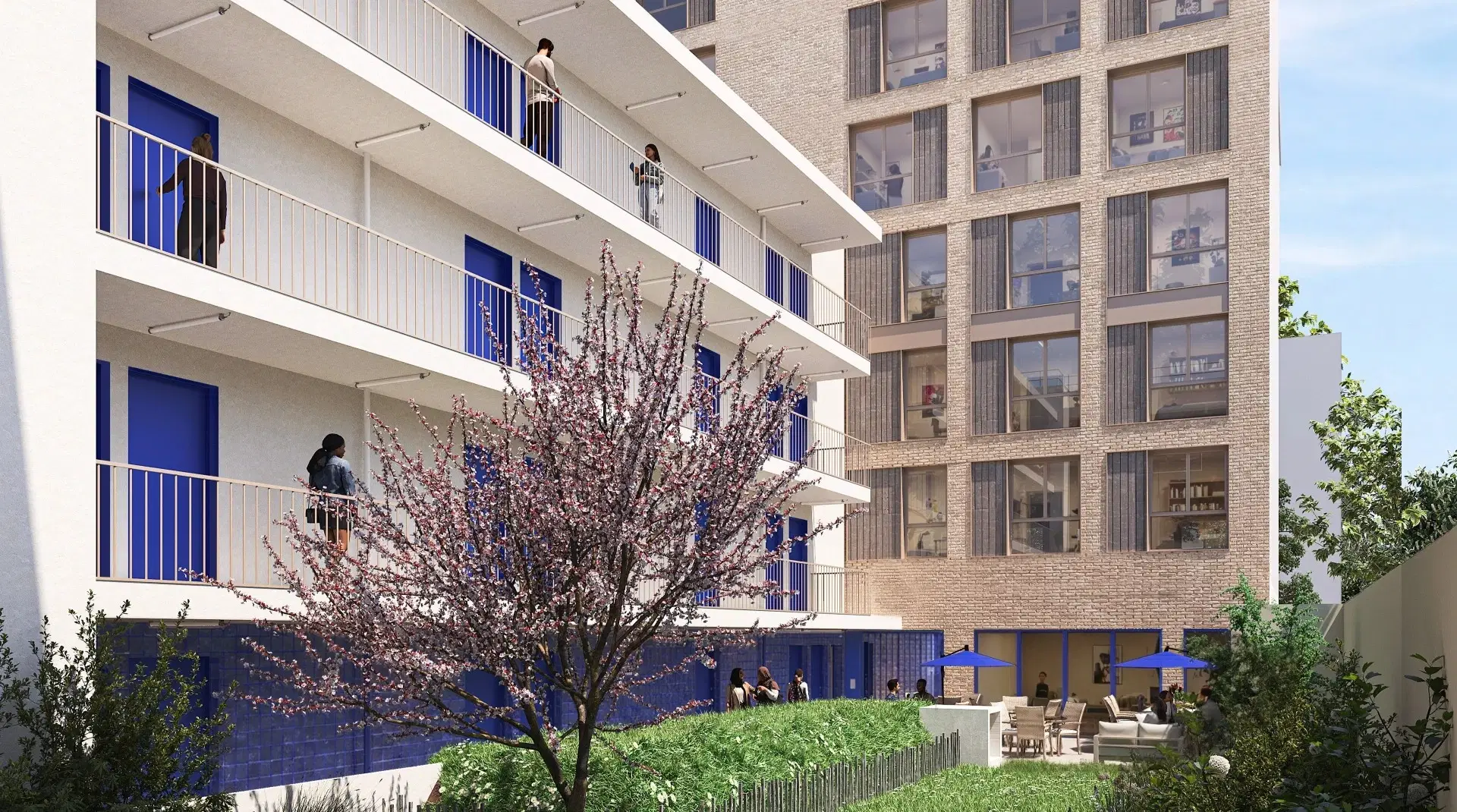 Canvas Paris Blue in Saint-Ouen, Paris – Exterior