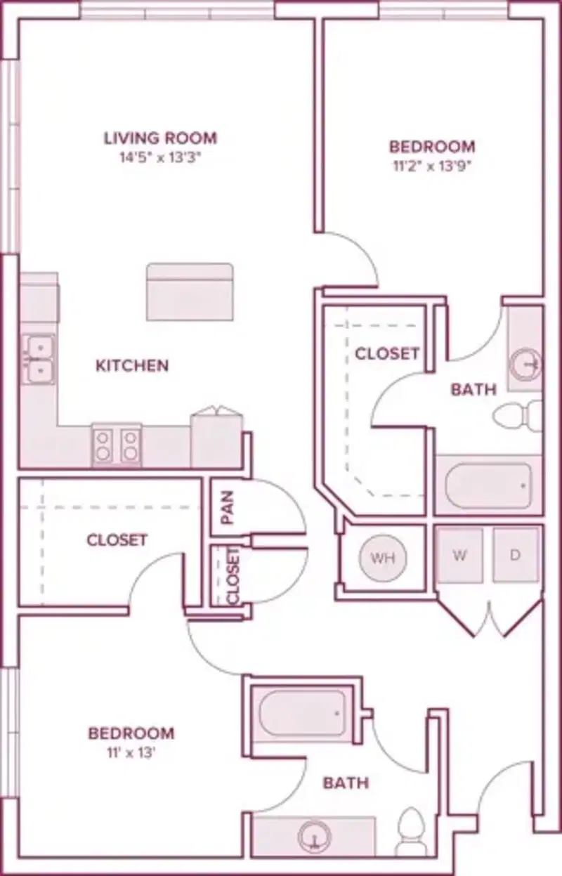 Modera by Millcreek, Georgetown – 2 Bed 2 Bath | B02