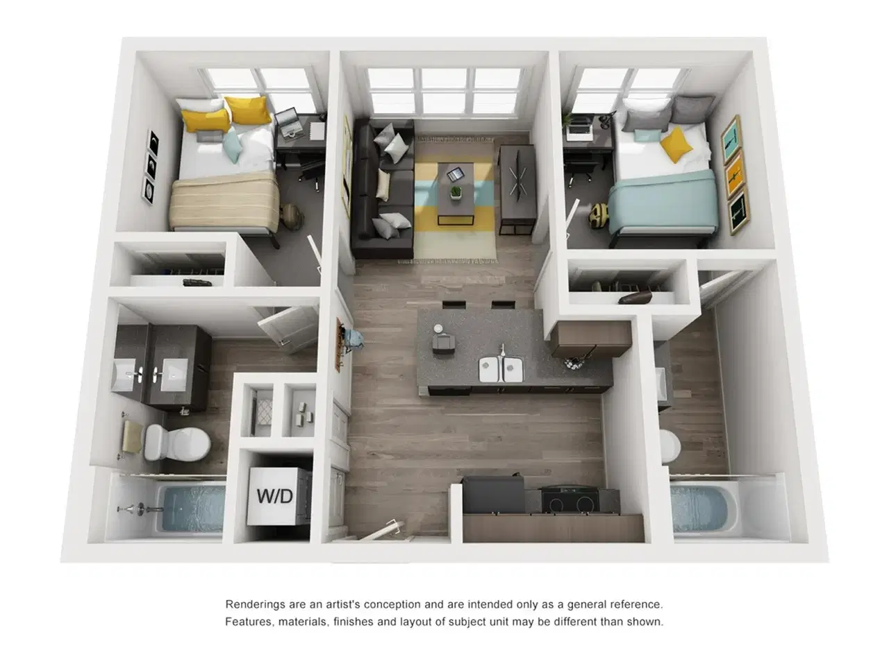 ROAM Student Living, Missoula – Room in a 2 Bedroom 2 Bathroom | Bitterroot