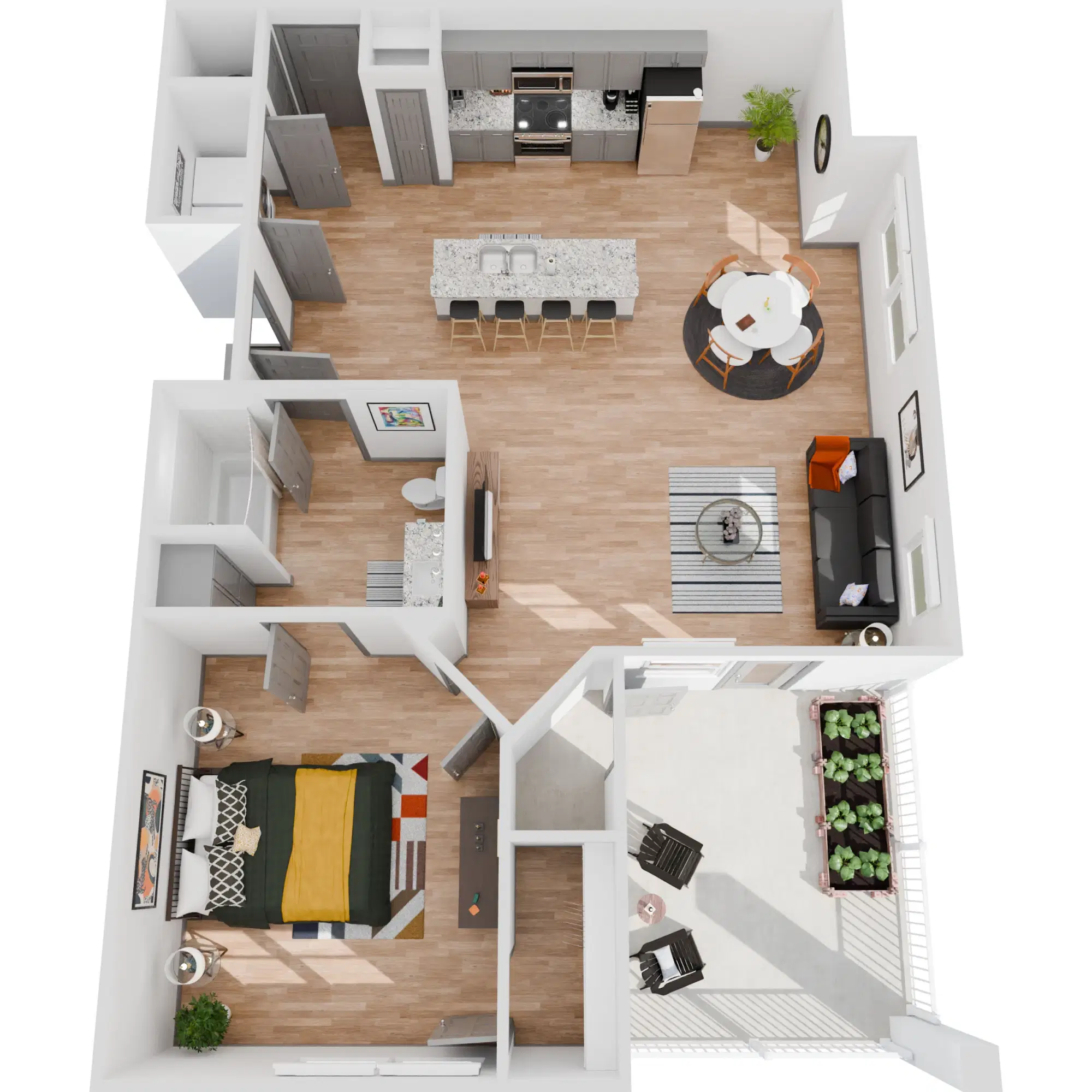 Bluebonnet Reserve, Baton Rouge – 1 Bedroom 1 Bathroom | A2