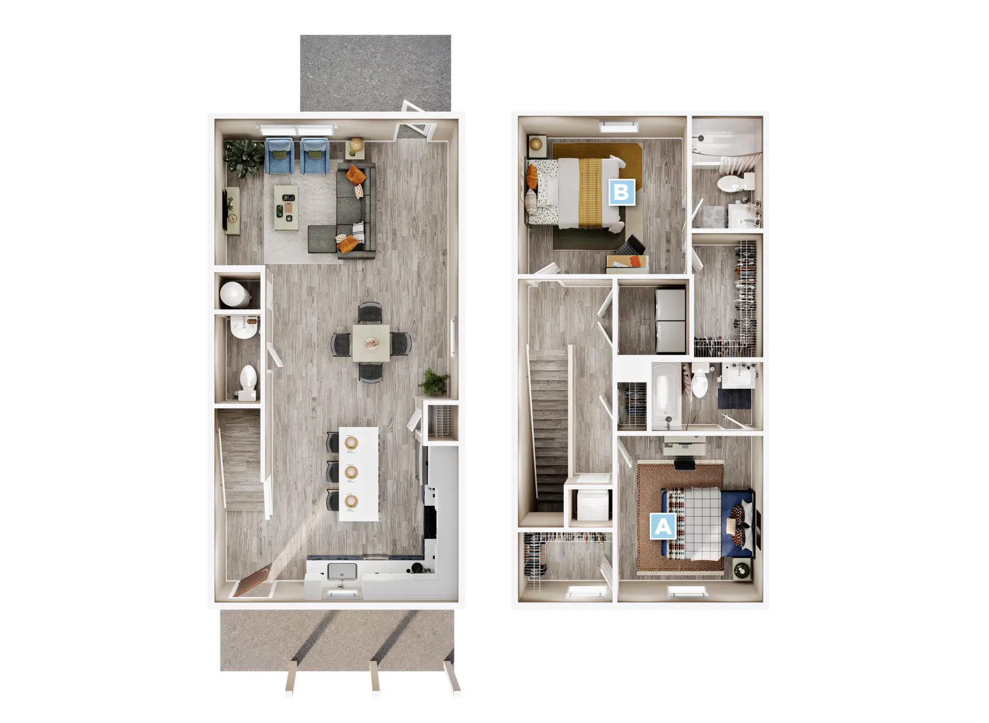 The Retreat Bunn Hill, New York – Room in a 2 Bedroom 2.5 Bathroom - Dogwood B