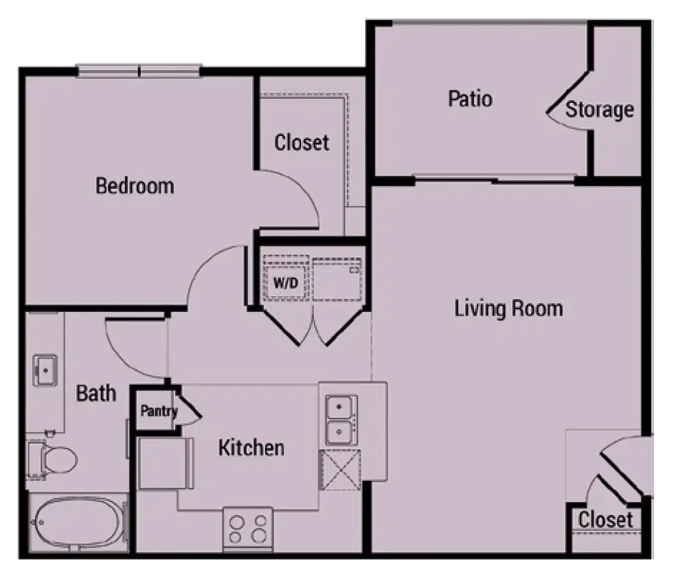Oxford at Santa Clara, Pflugerville – Room in 1 Bed 1 Bath | A2