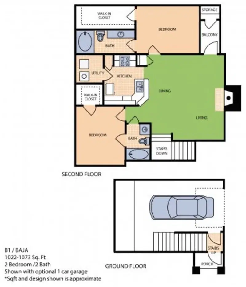 Oxford at Sonterra, San Antonio – Room in 2 Bed 2 Bath | B1U- The Baja