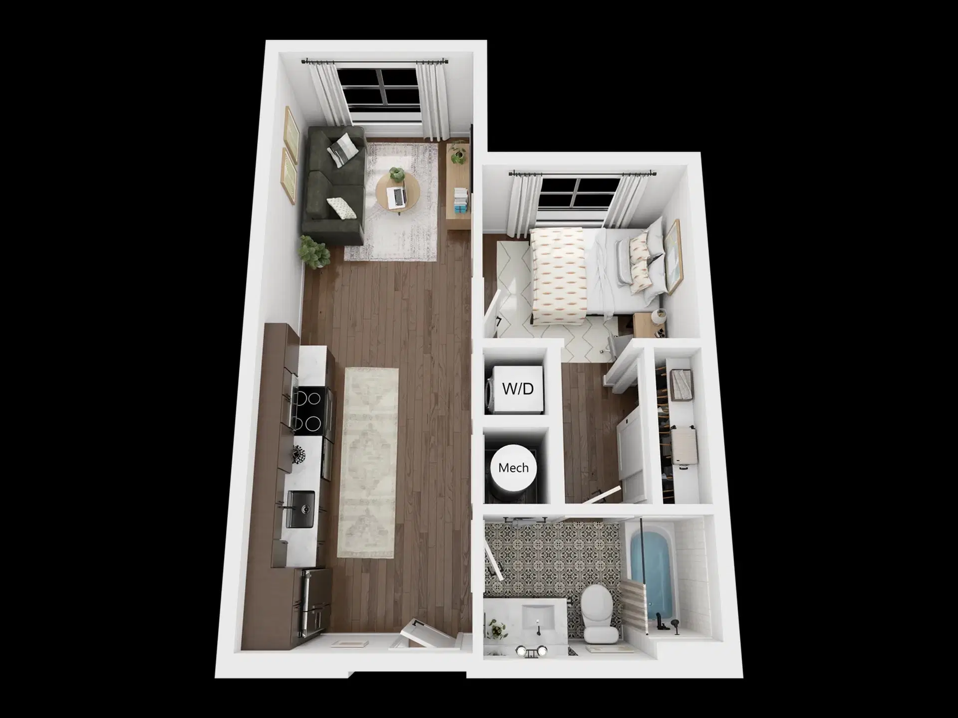Rambler Columbus, Columbus – 1 Bedroom 1 Bathroom