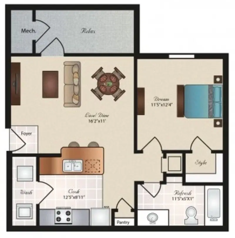 Oxford at Tech Ridge, Austin – Room in 1 Bed 1 Bath | Bouldin