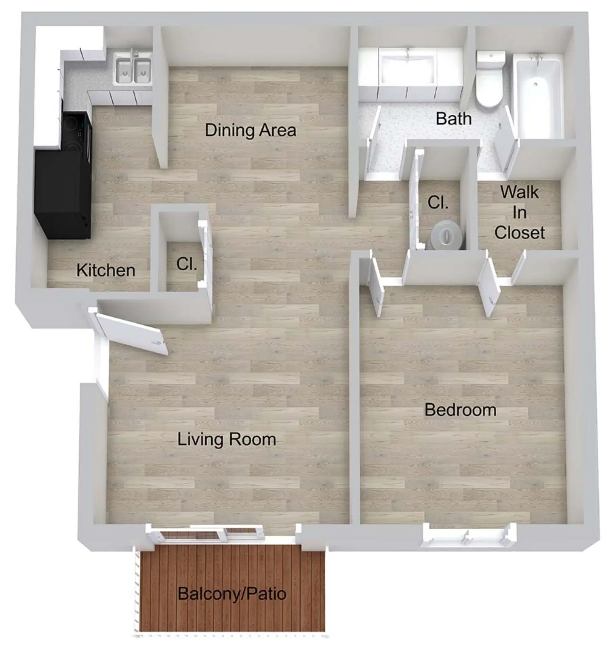 Lewis on Cascade Apartments, Atlanta – One Bedroom