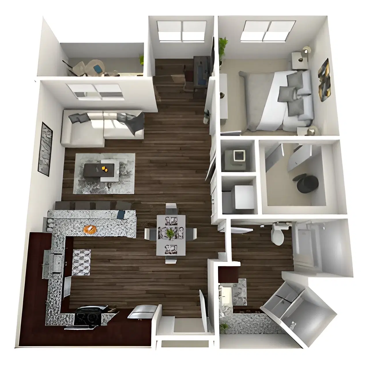 Mansions on the Plaza, St. Louis – Room in 1 Bed 1 Bath | A2-Highland