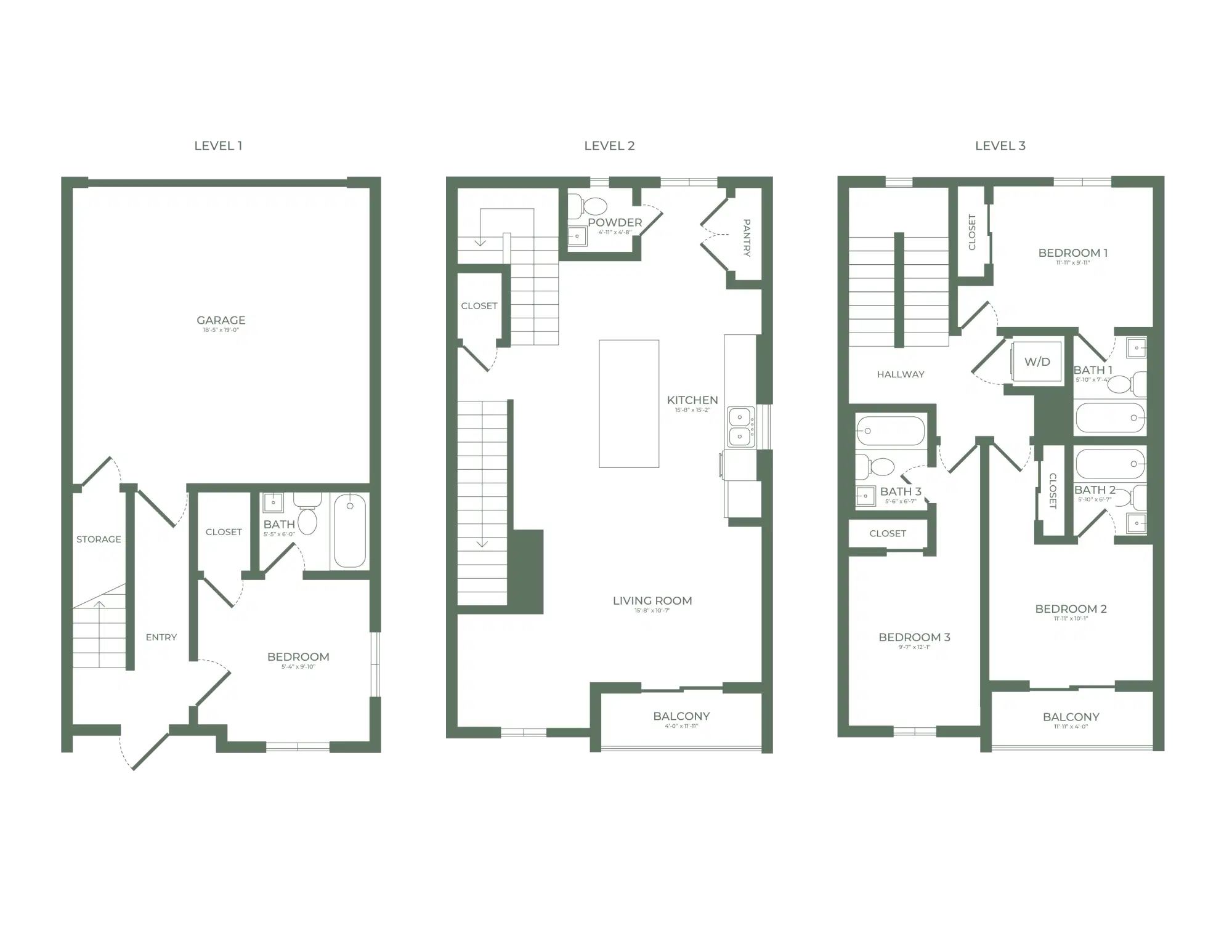 The Townhomes at The Timbers, San Marcos – D1