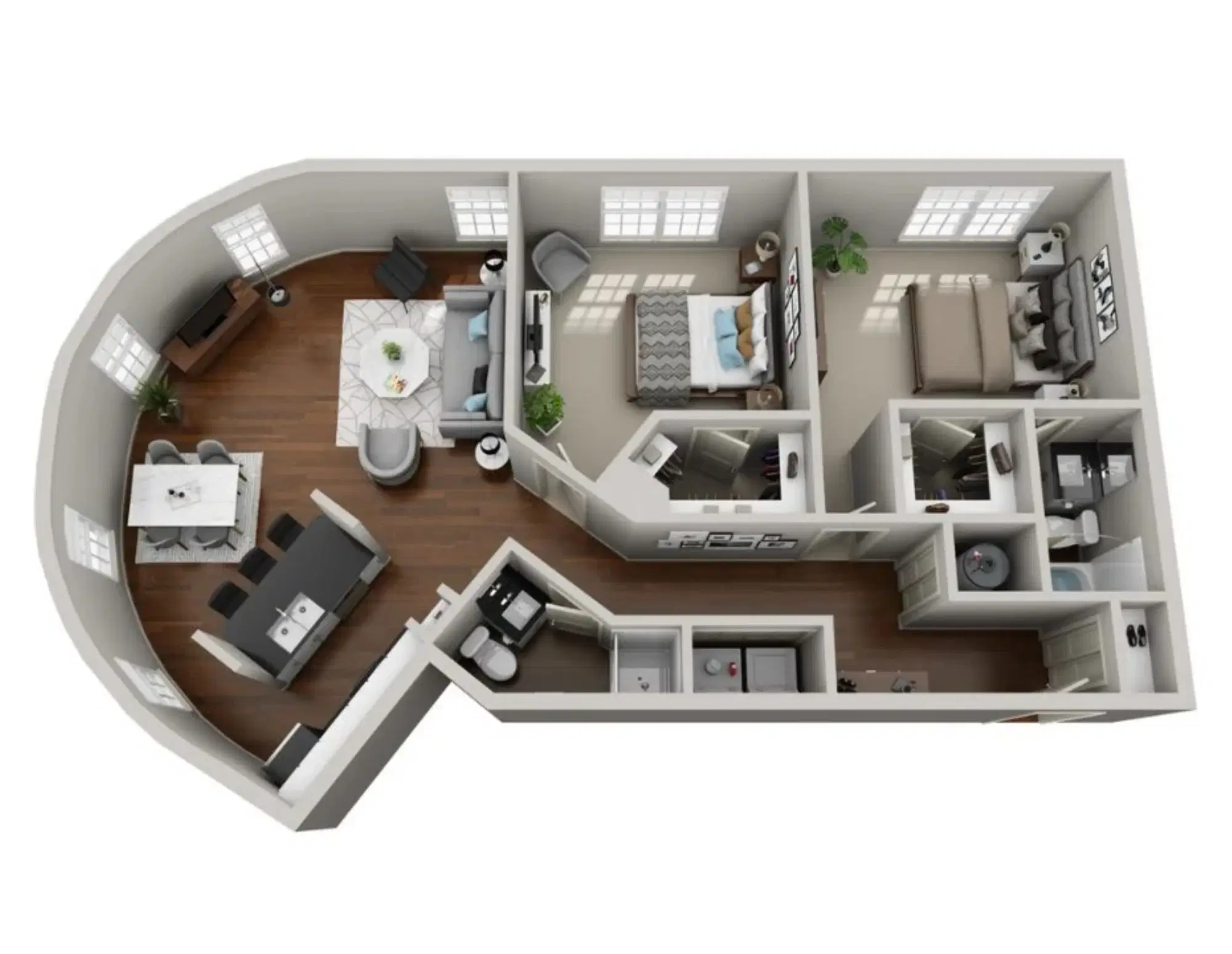 The Landing, West Lafayette – 2 Bedroom 2 Bathroom | B3