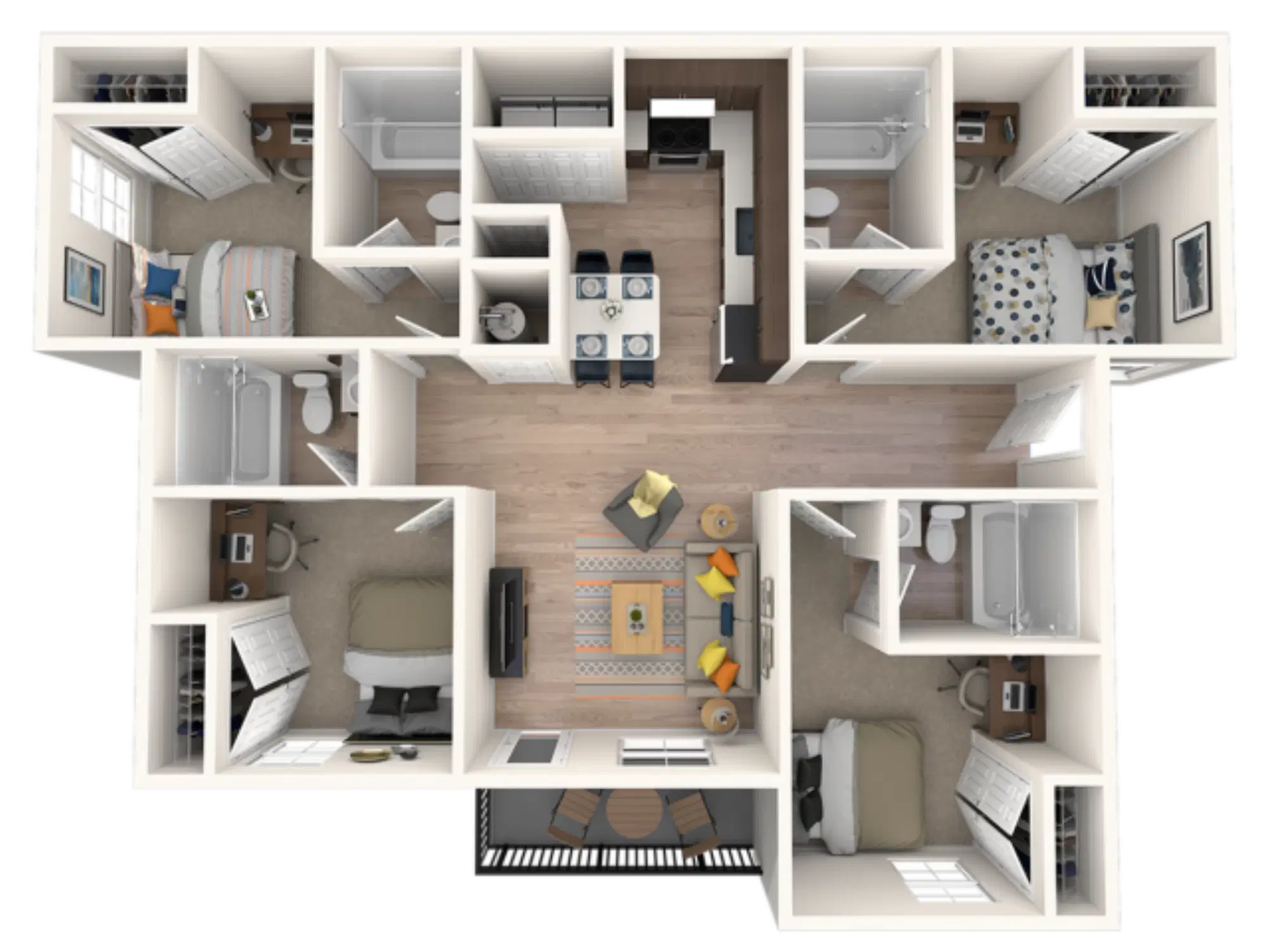 Clemson Edge, Clemson – 4BD x 4BA