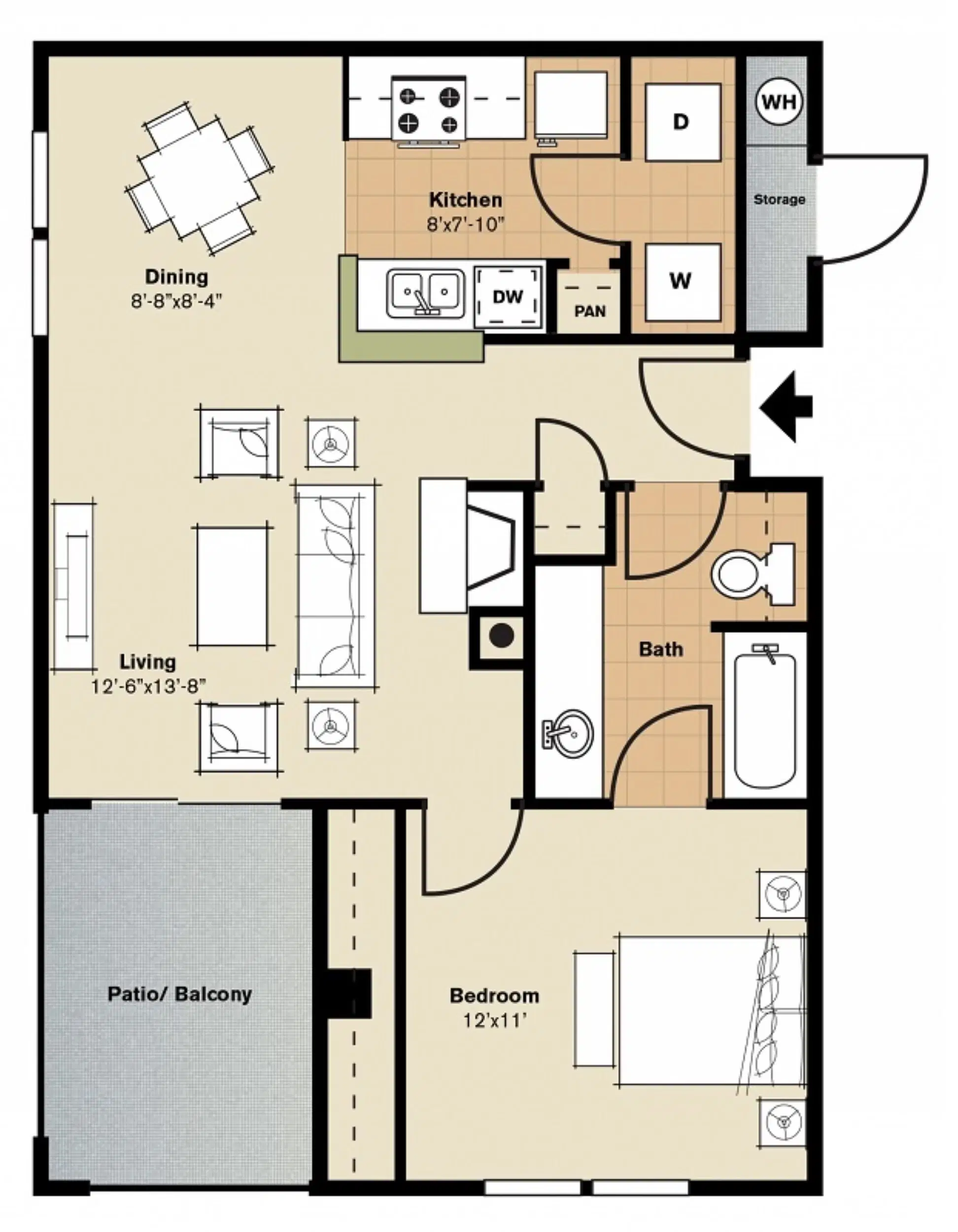 Oxford at Lake Worth, Fort Worth – A1