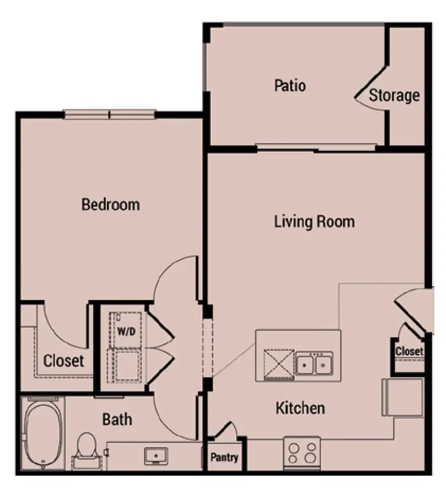 Oxford at Palo Alto, Pflugerville – Room in 1 Bed 1 Bath | A1