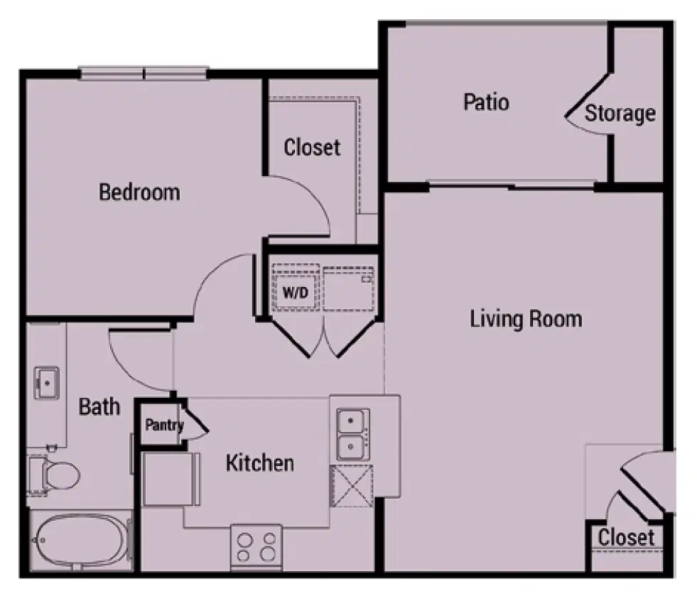 Oxford at Palo Alto, Pflugerville – Room in 1 Bed 1 Bath | A2