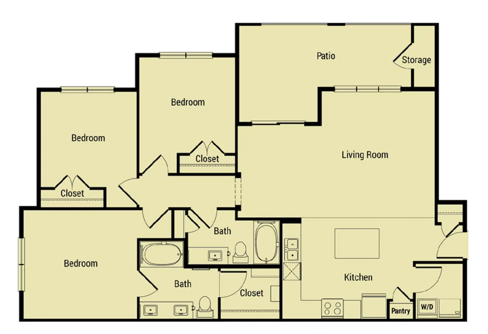 Oxford at Palo Alto, Pflugerville – Room in 2 Bed 2 Bath | C1
