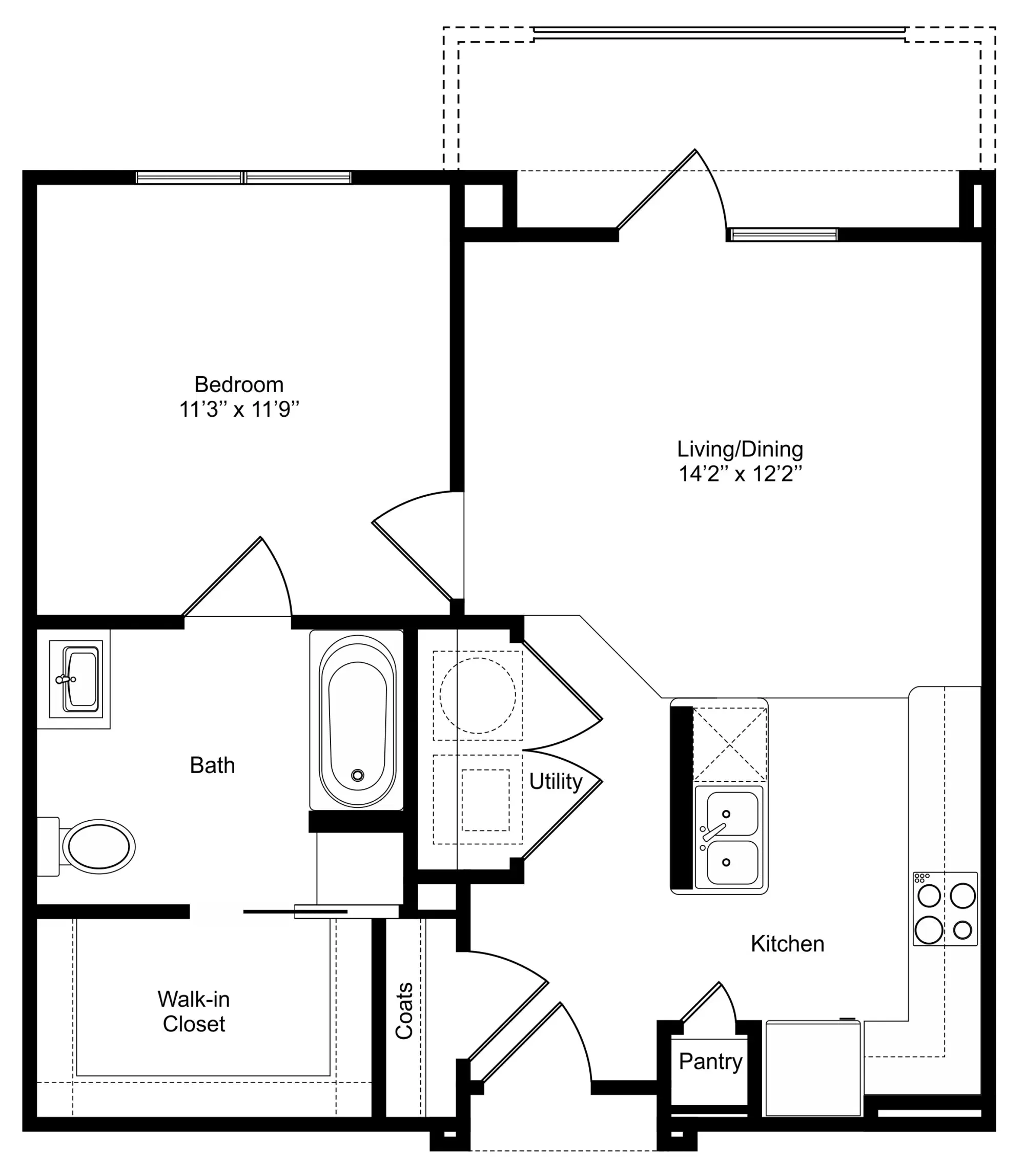 Oxford at Lakeview, Corinth – Room in 1 Bed 1 Bath | A1A
