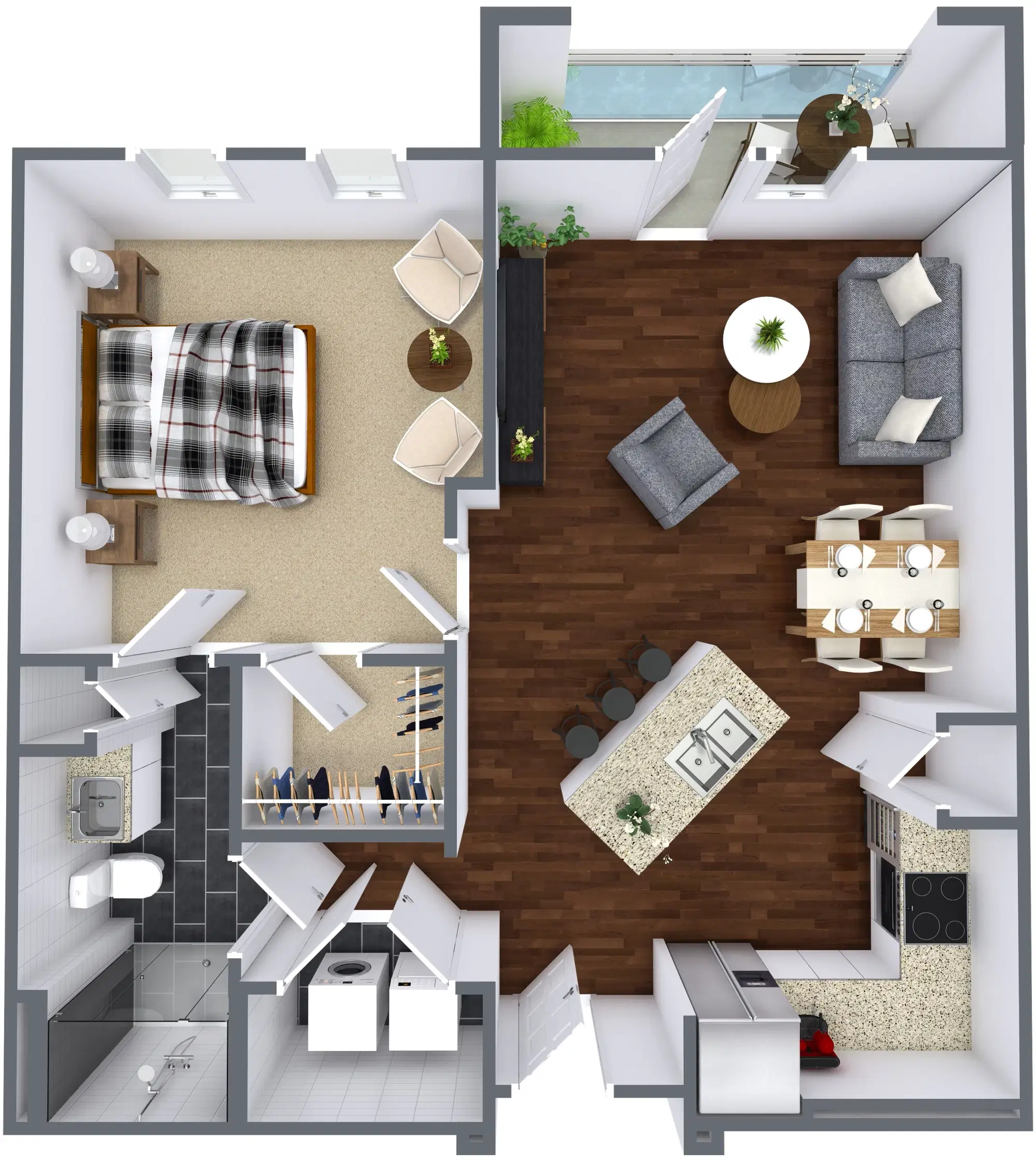 Oxford at Lakeview, Corinth – Room in 1 Bed 1 Bath | A2