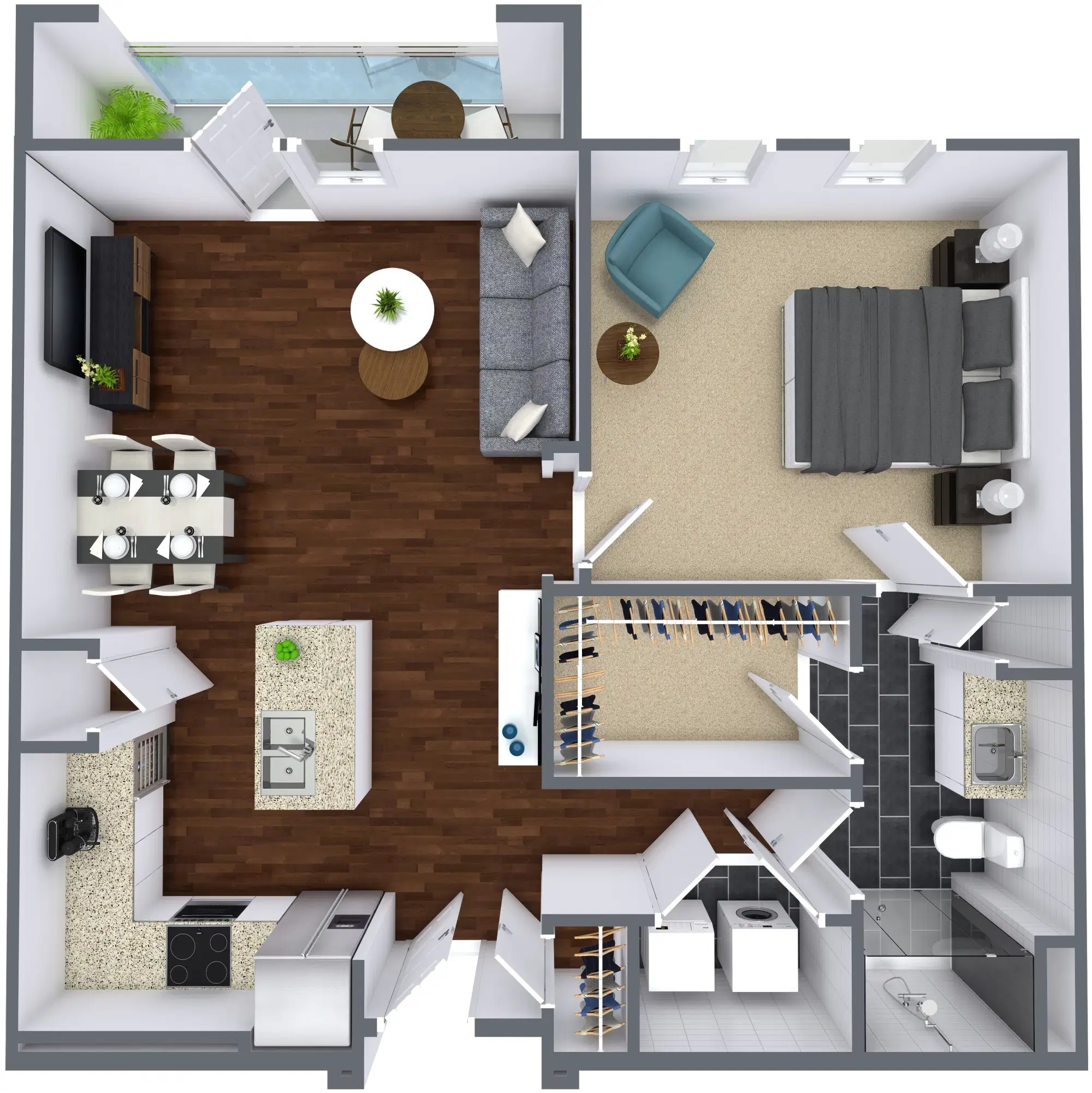 Oxford at Lakeview, Corinth – Room in 1 Bed 1 Bath | A3