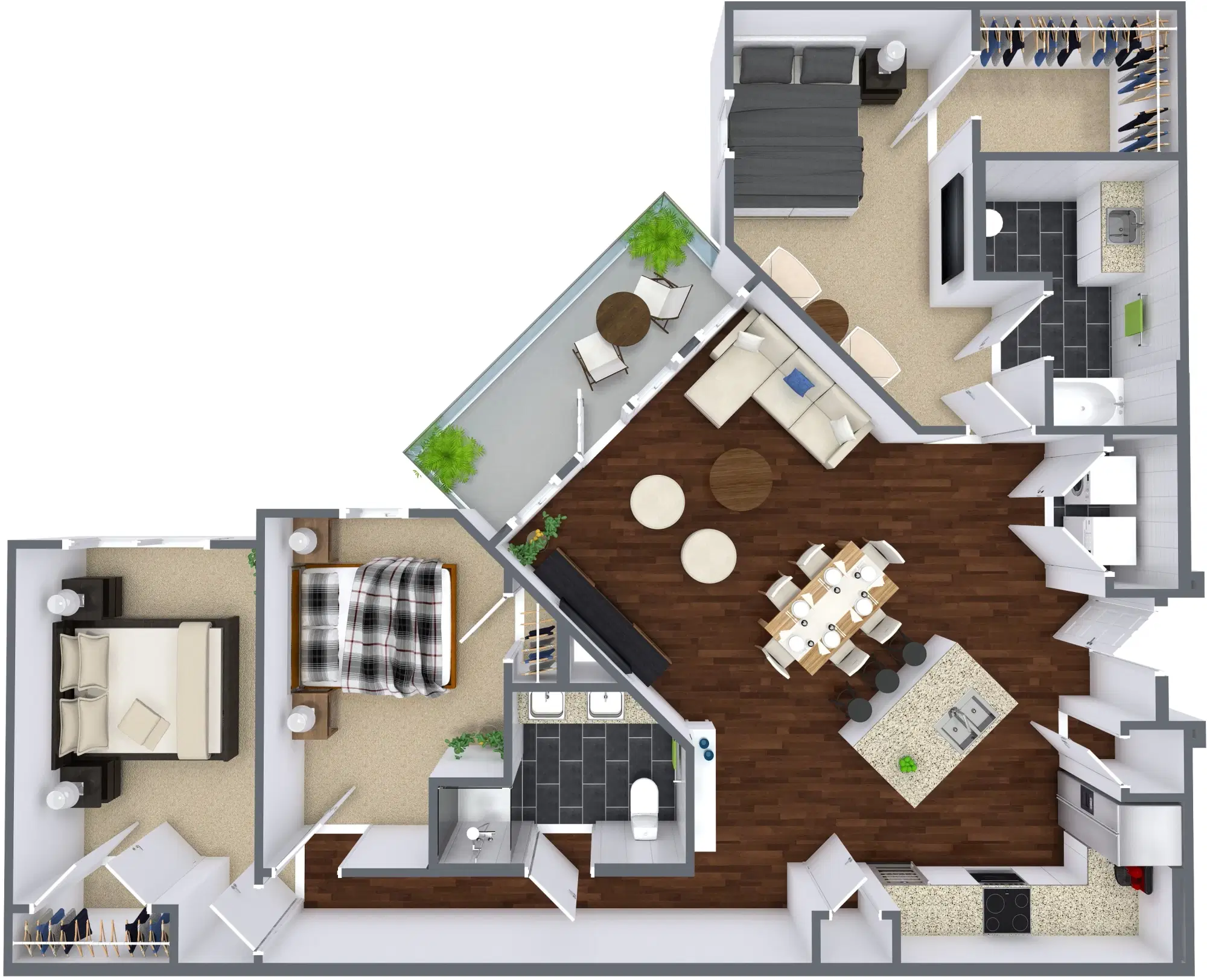 Oxford at Lakeview, Corinth – Room in 3 Bed 2 Bath | C1