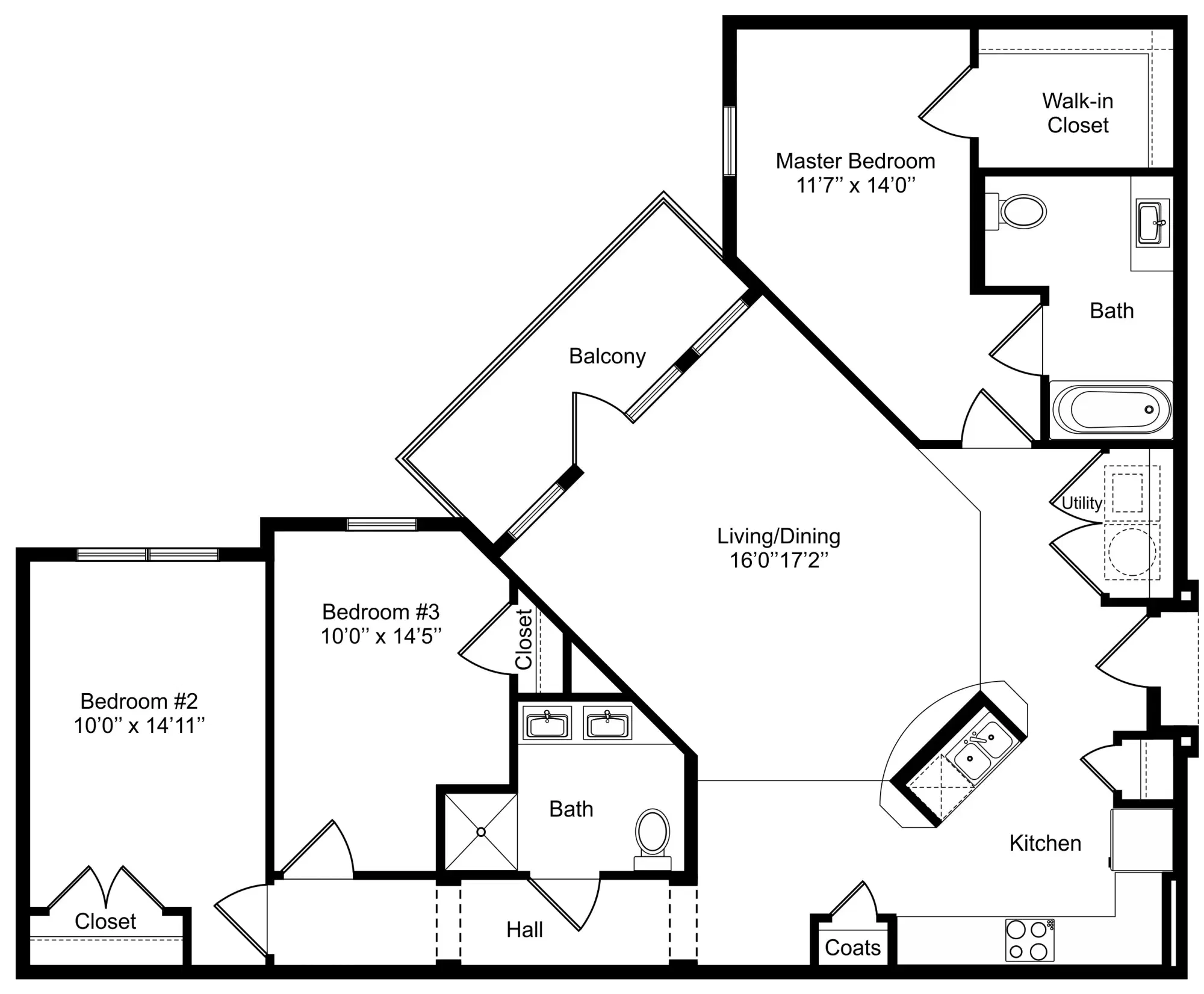 Oxford at Lakeview, Corinth – Room in 3 Bed 2 Bath | C1A