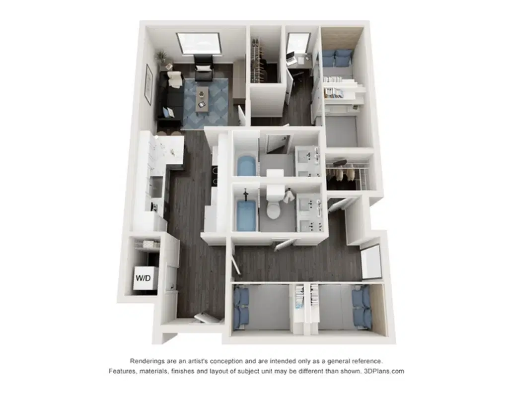 Villas On Rio, Austin – Room in 2 Bed 2 Bath | B2A-Shared