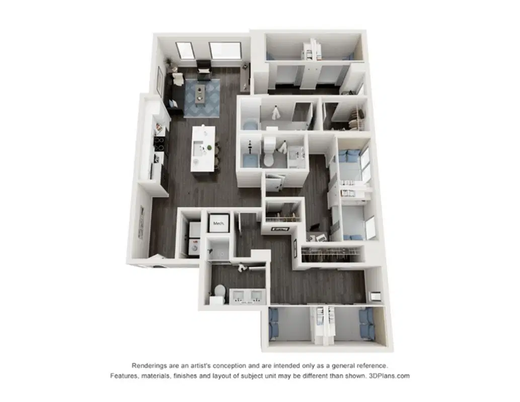 Villas On Rio, Austin – Room in 3 Bed 3 Bath | C1-Shared
