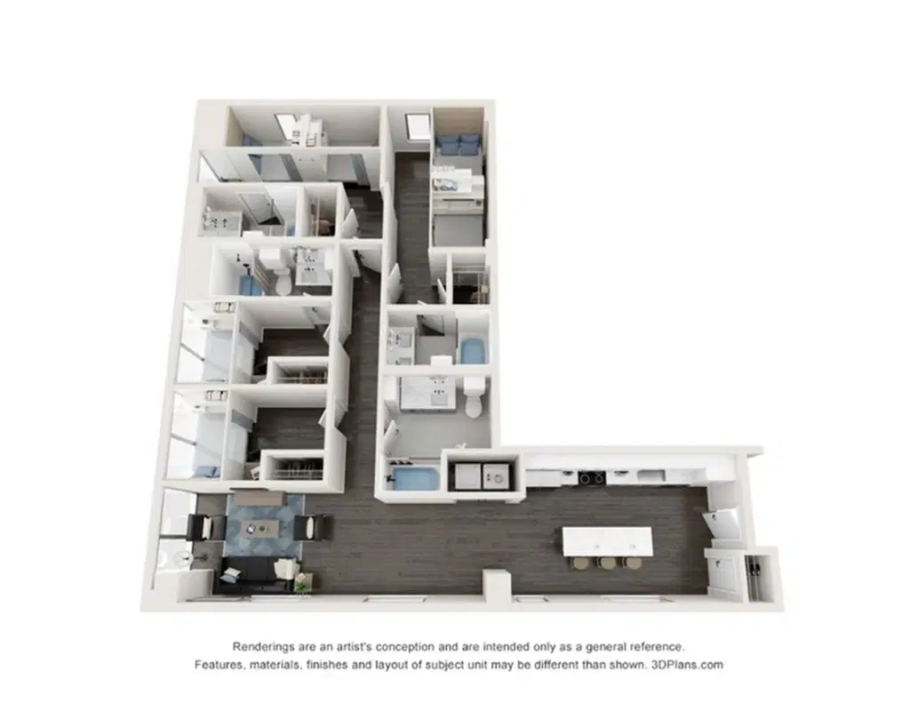 Villas On Rio, Austin – Room in 4 Bed 4 Bath | D2-Shared