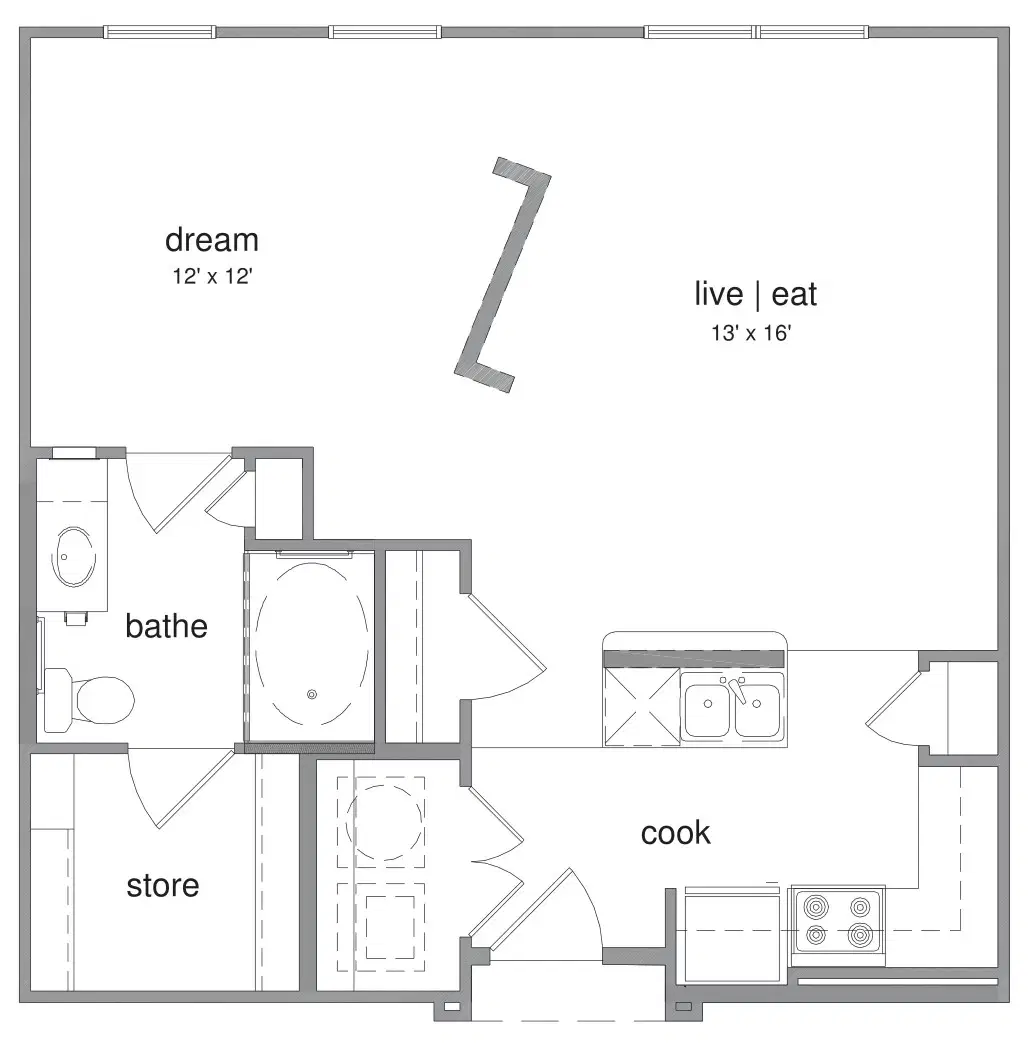 Oxford at the Boulevard, Corinth – Room in 1 Bed 1 Bath | Alexander