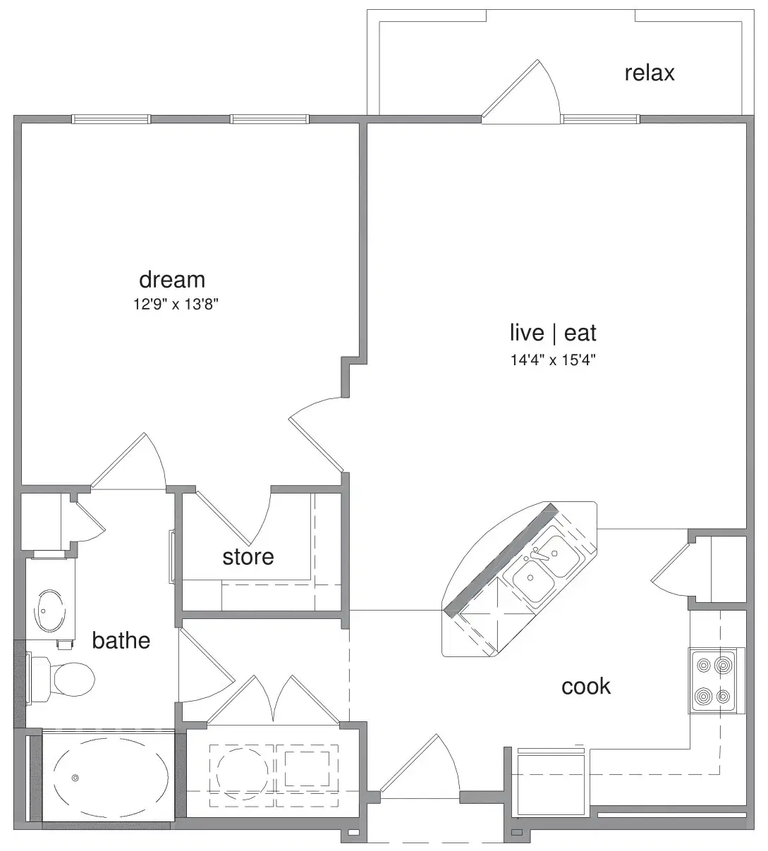 Oxford at the Boulevard, Corinth – Room in 1 Bed 1 Bath | Colin