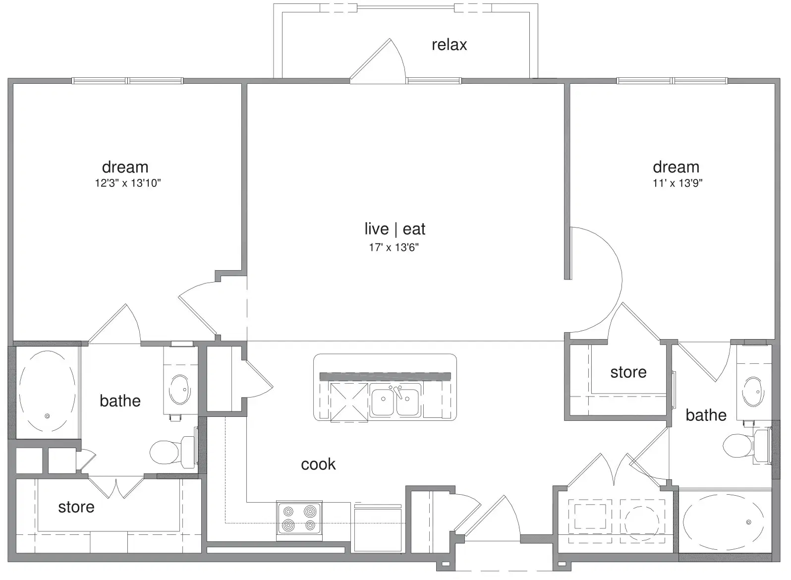 Oxford at the Boulevard, Corinth – Room in 2 Bed 2 Bath | Lawrence