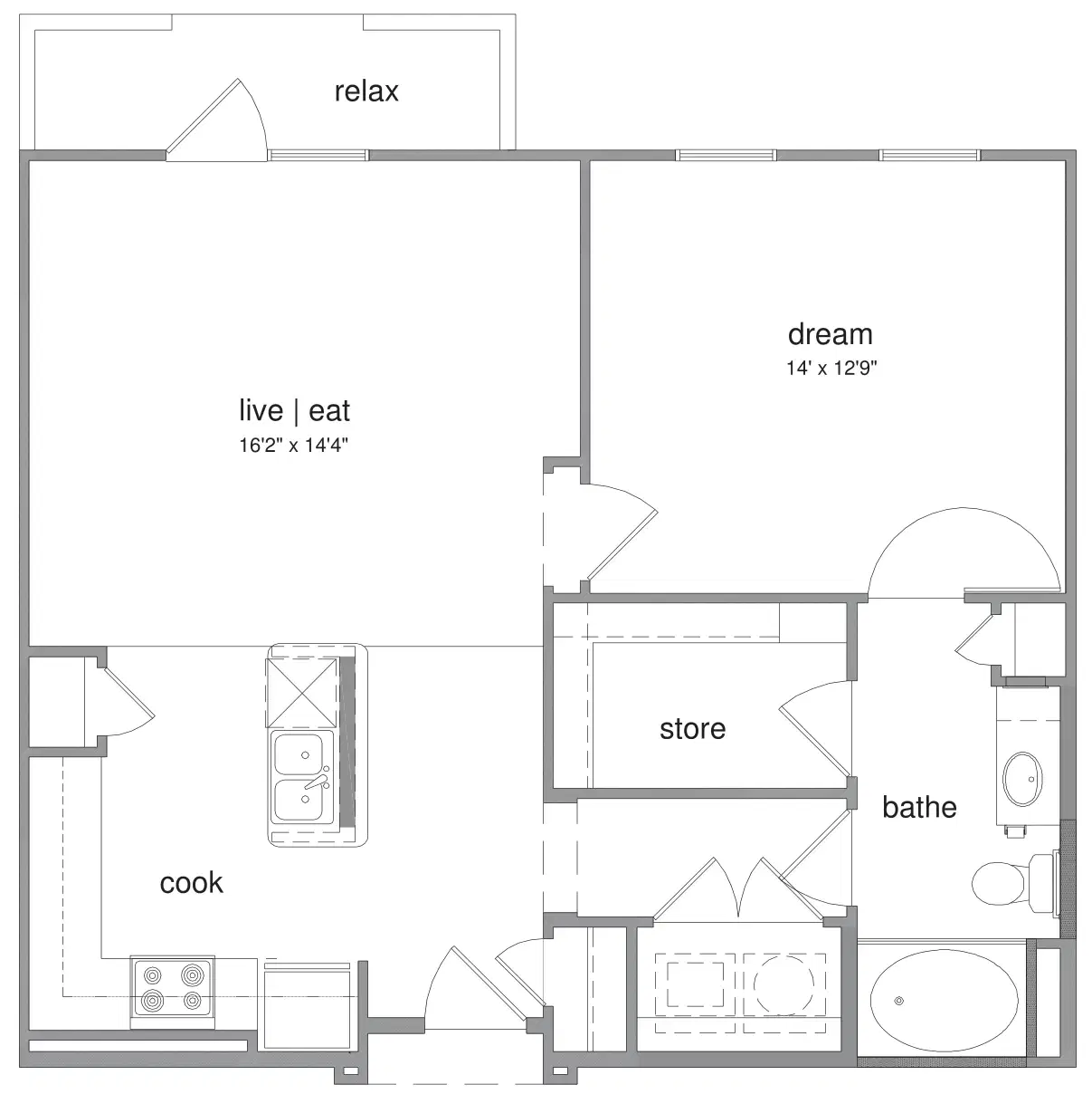 Oxford at the Boulevard, Corinth – Room in 1 Bed 1 Bath | Parker