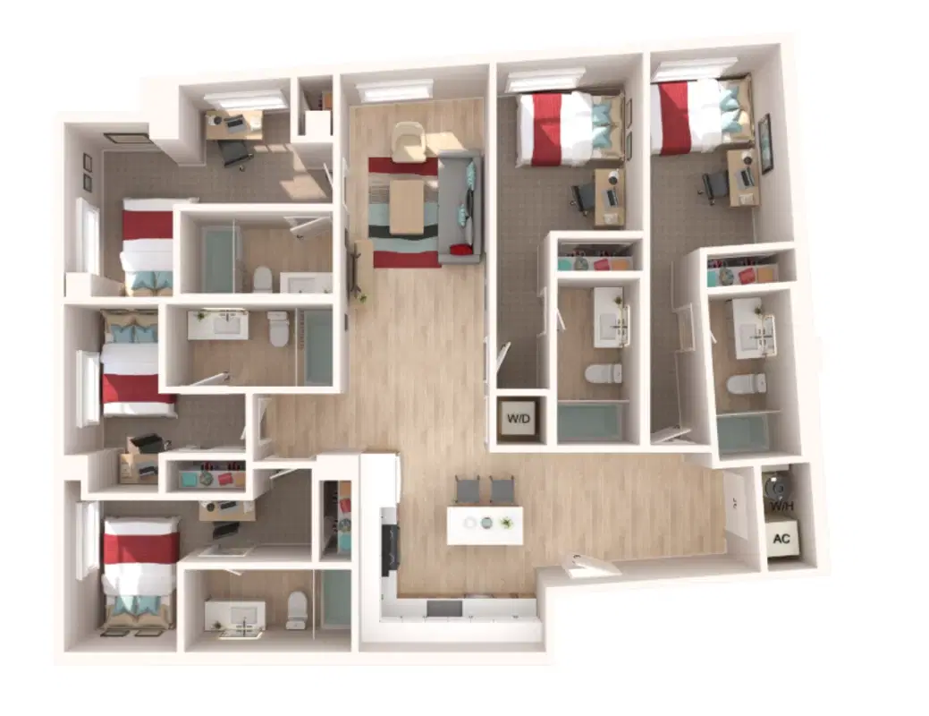 The Penny, College Station – 5 Bed 5 Bath | The Shuffle