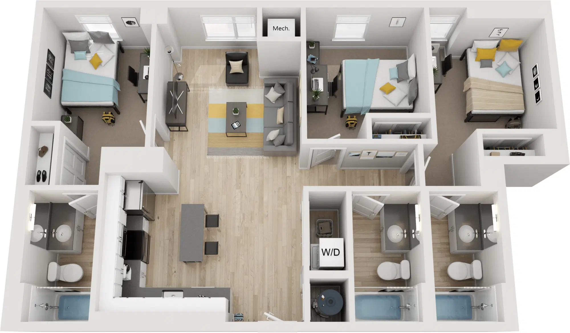 Parc View at Commonwealth, Richmond – C3 - Penthouse