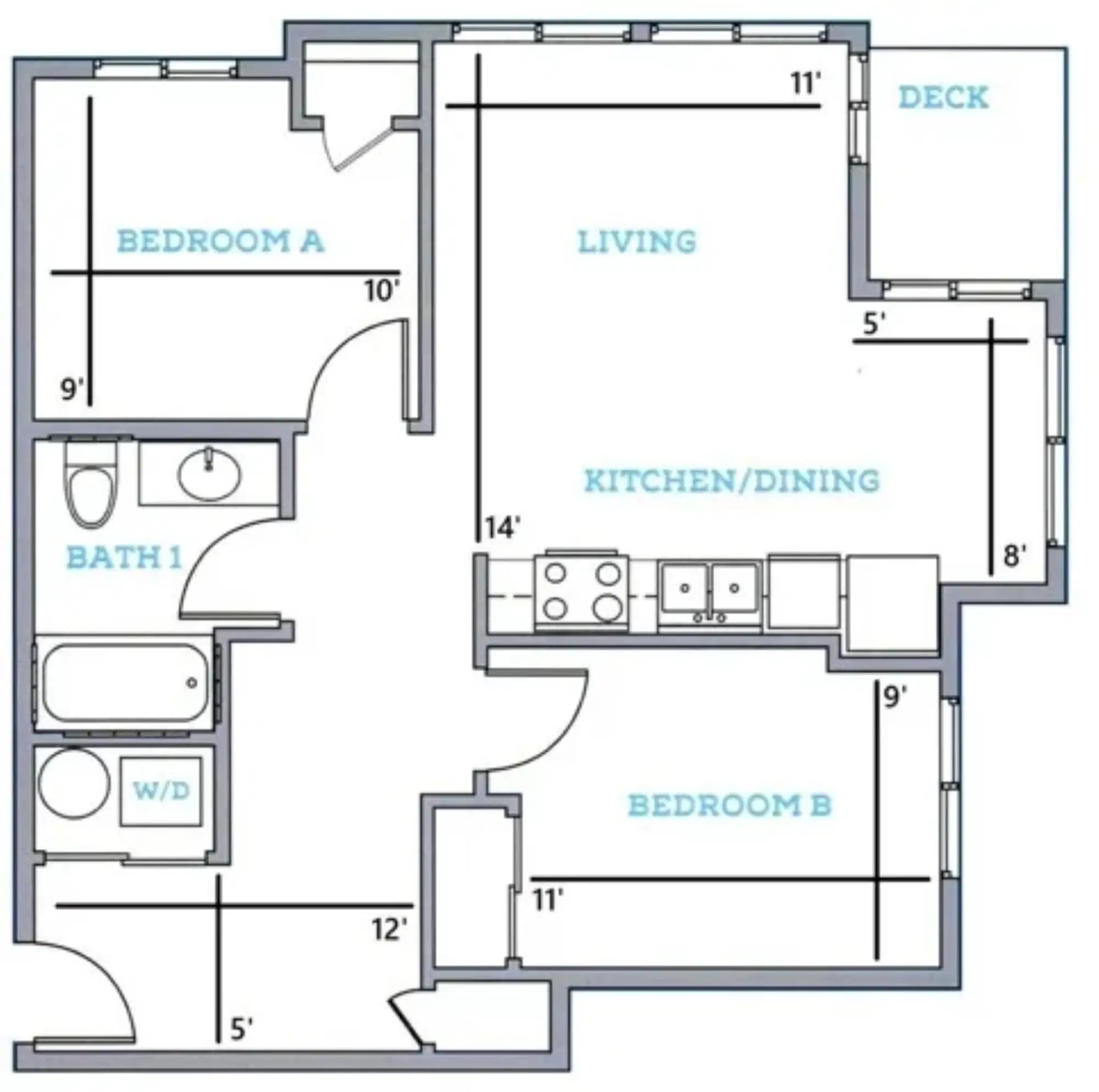 The Pearl, Eugene – Room in A 2 Bedroom 1 Bathroom | A