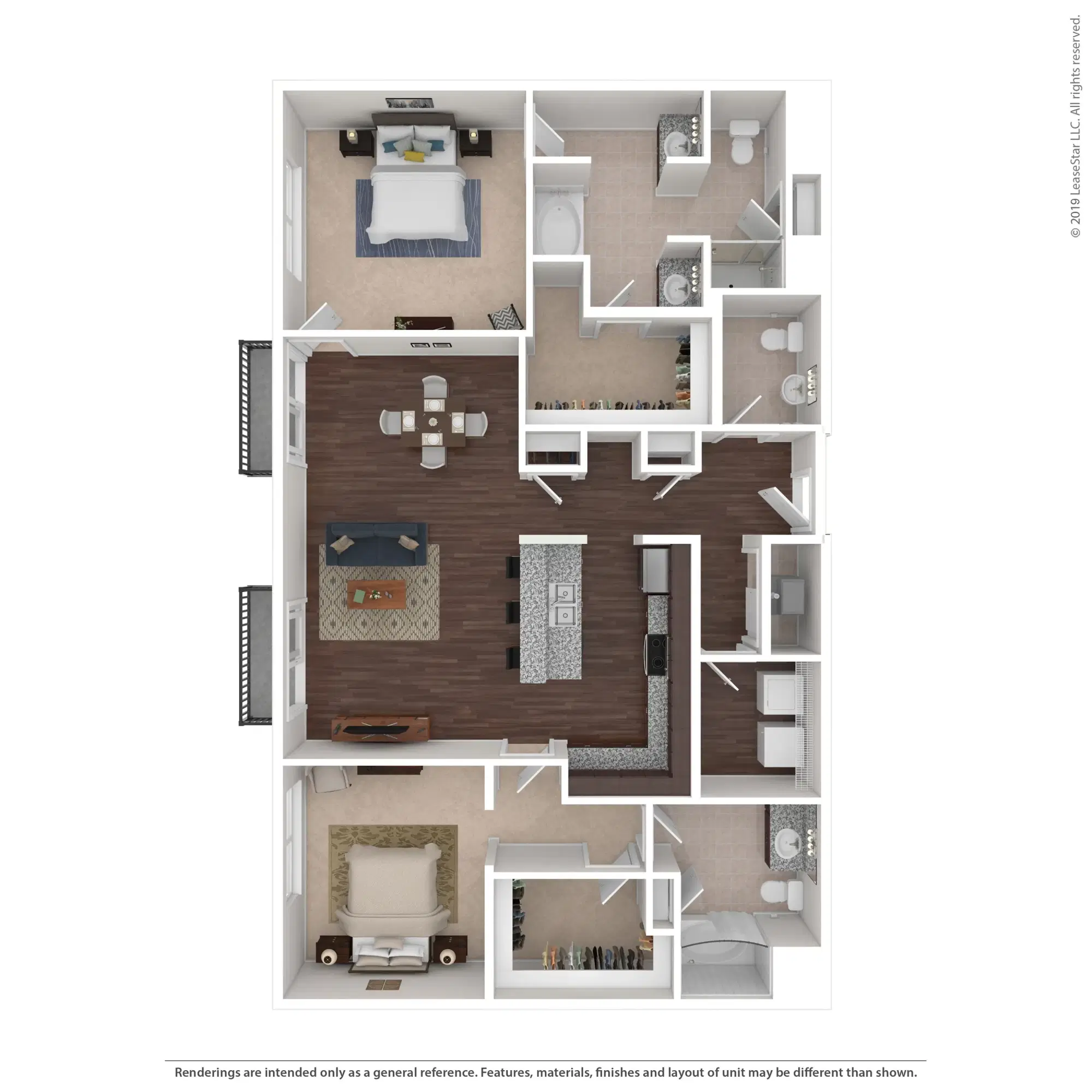 600 Goodale, Columbus – The Salinger Penthouse - 2 Bed 2.5 Bath