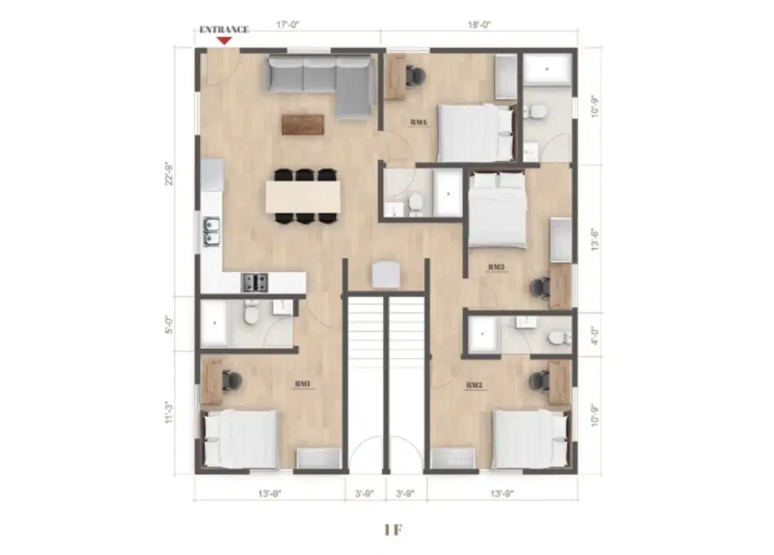 3430 Walton Ave, Los Angeles – Room in a 4 Bedroom 4 Bathroom (3430 1/4 Walton Ave)