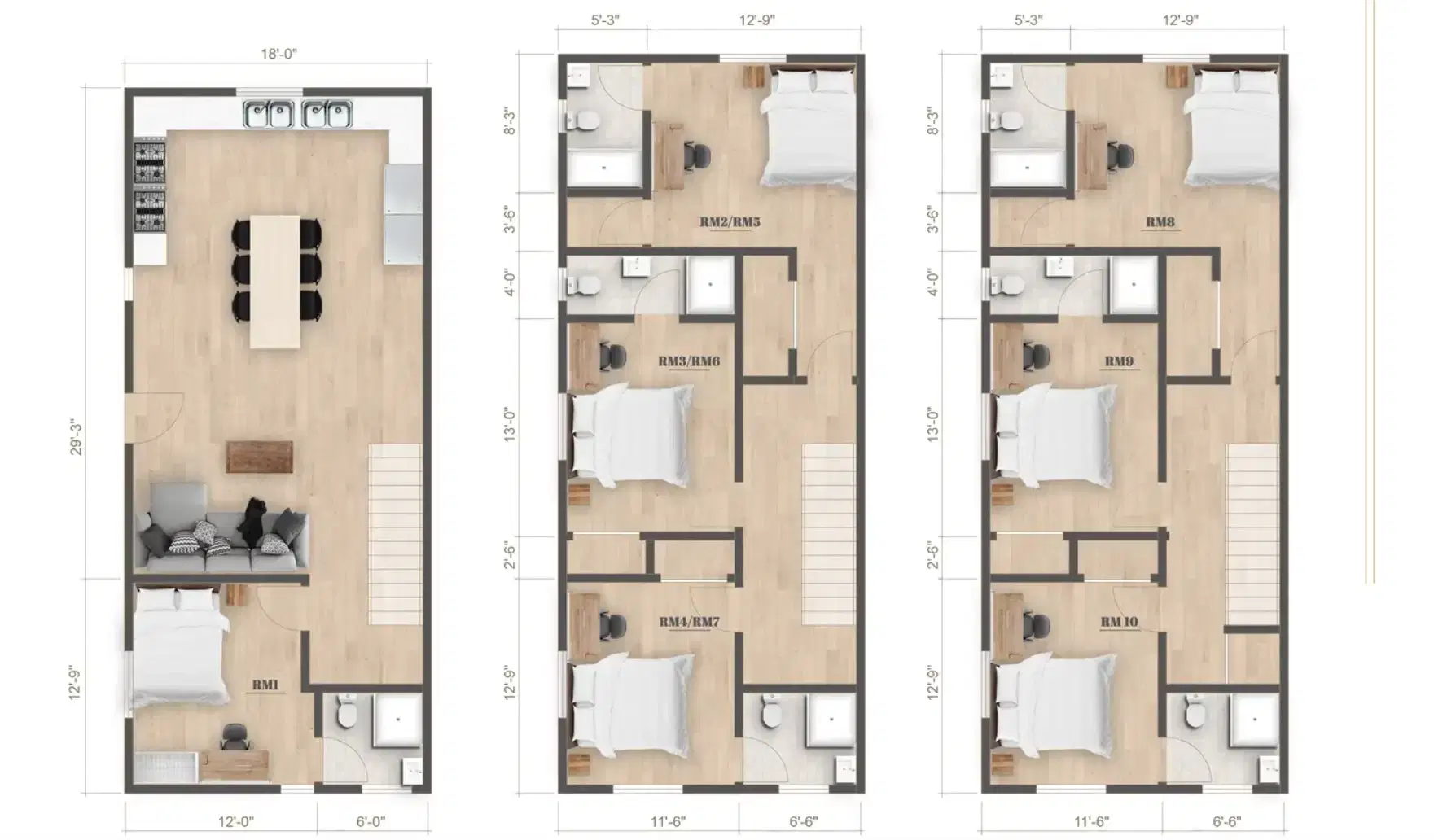 1186 W 37th Pl, Los Angeles – Room in A 10 Bedroom 10 Bathroom (1186 W 37th Pl)