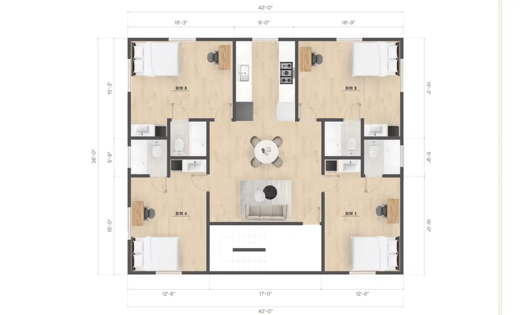 6064 W Cashio St, Los Angeles – Room in A 4 Bedroom 4 Bathroom (6066 1/2 W Cashio St)