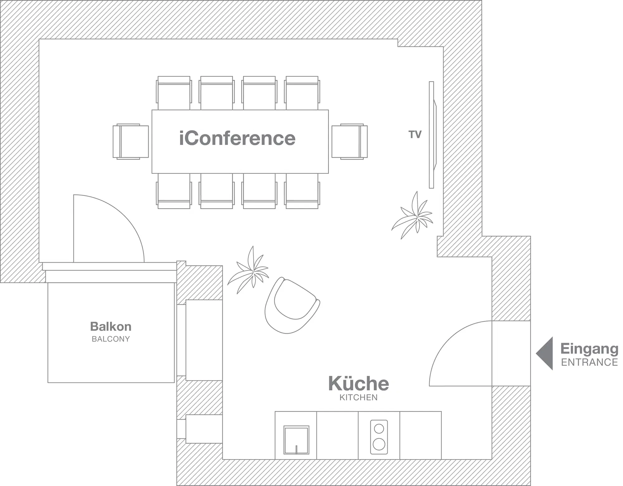 Ipartment Berlin Mitte, Berlin – Floor Plan