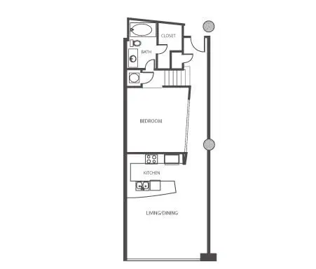 The Lofts at Mockingbird Station, Dallas – 1 Bed 1 Bath