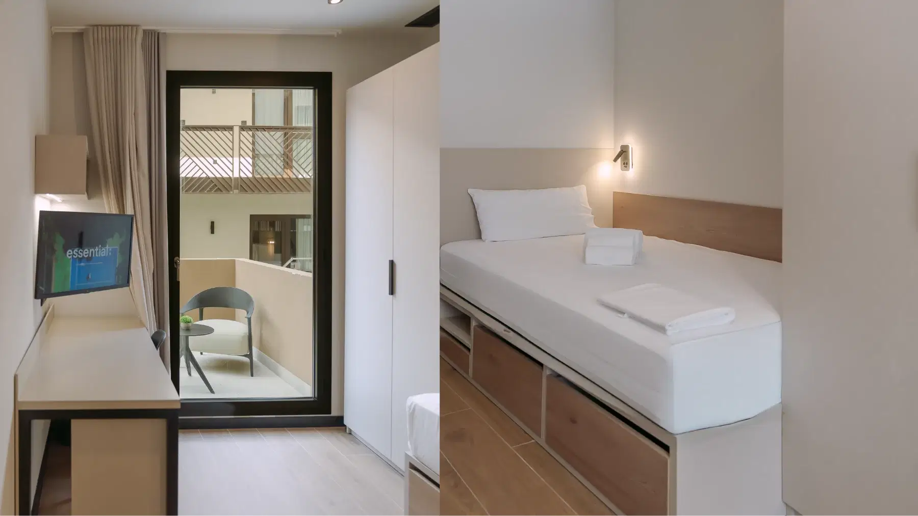 Blau Student Housing, Barcelona – Single Room 2 BR Apartment With Terrace