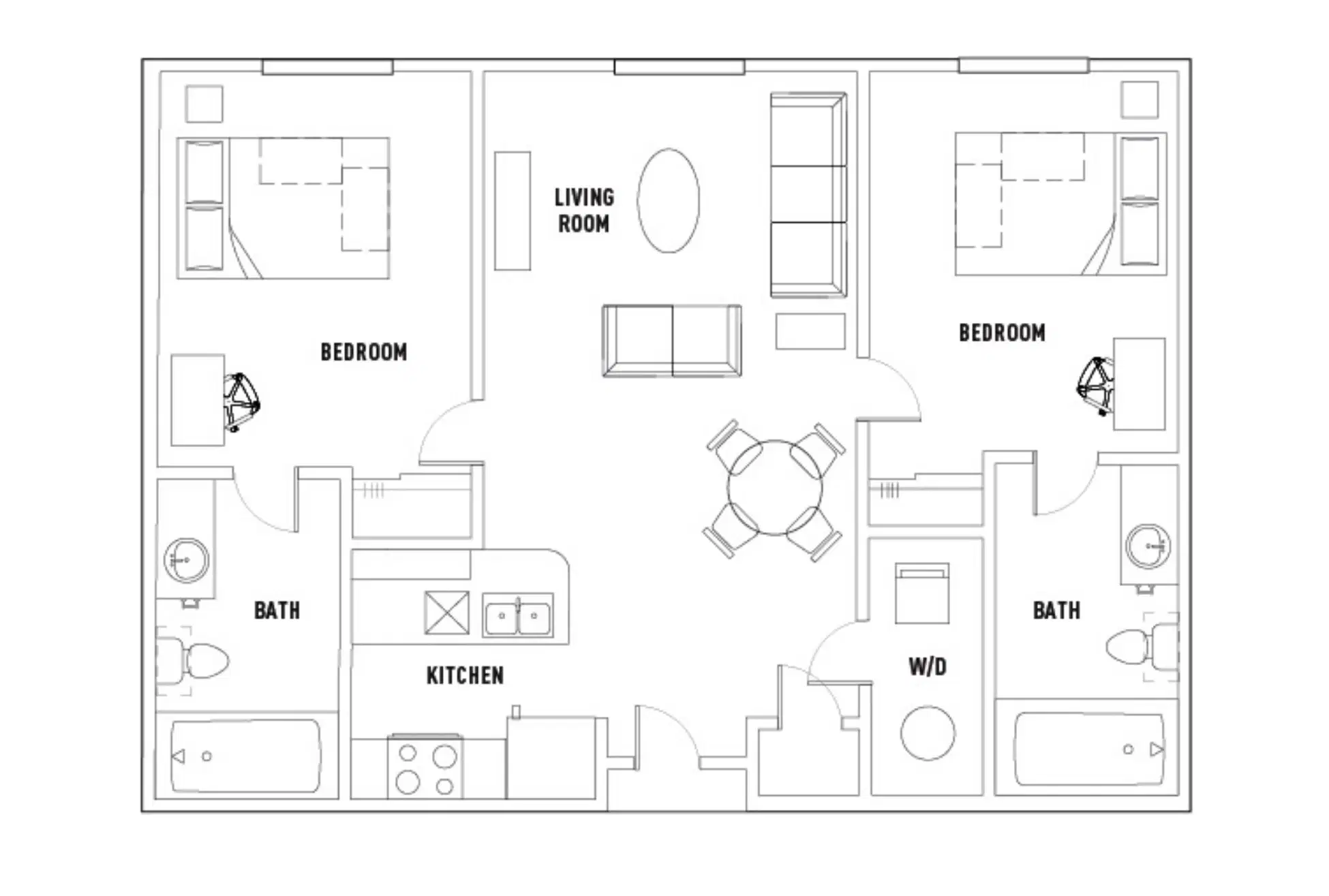 Grandmarc Seven Corners, Minneapolis – Room in 2 Bed - 2 Bath A Private
