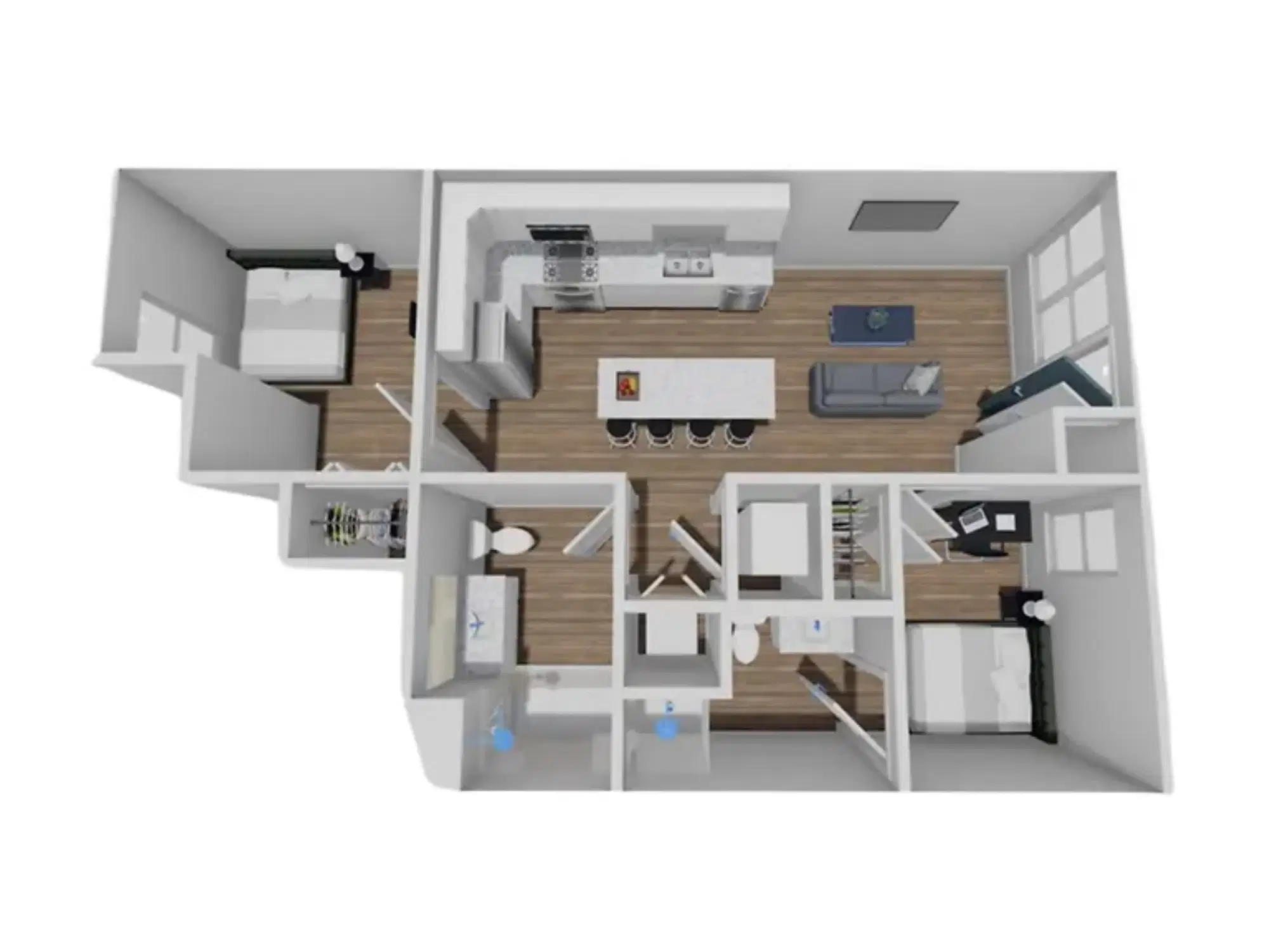 Yugo Champaign South 3rd Lofts, Champaign – 2 Bed 2 Bath Plus