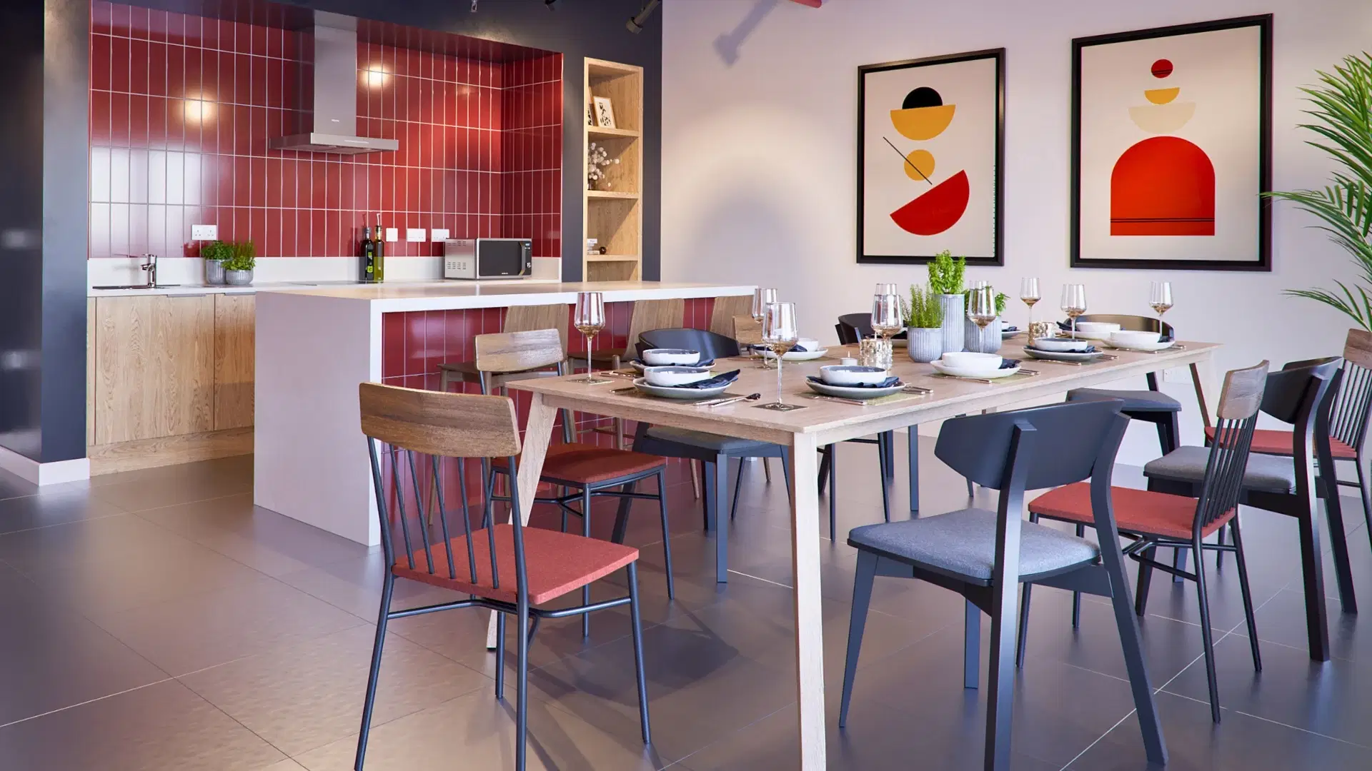Exchange Court, Leeds – Kitchen
