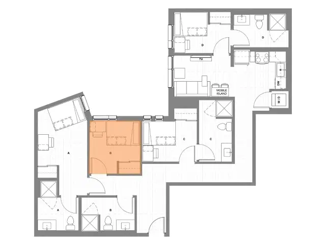 HERE Seattle, Seattle – Room in 4 Bedroom 4 Bathroom | 4x4