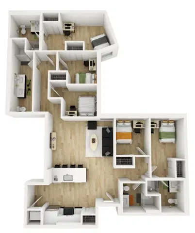 HERE Seattle, Seattle – Room in 5 Bedroom 4 Bathroom | 5x4